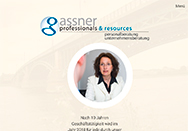 Referenz LOEWE & MORE: Gassner Professionals & Resources